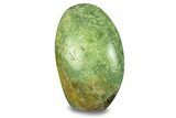 Free-Standing, Polished Green Chrysoprase - Madagascar #293411-1